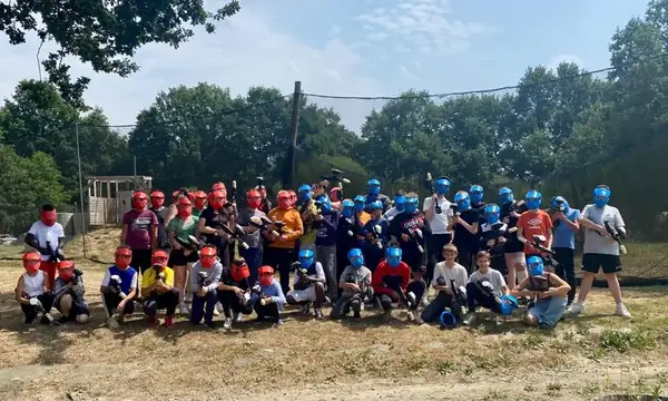 Partie en cours sur le terrain